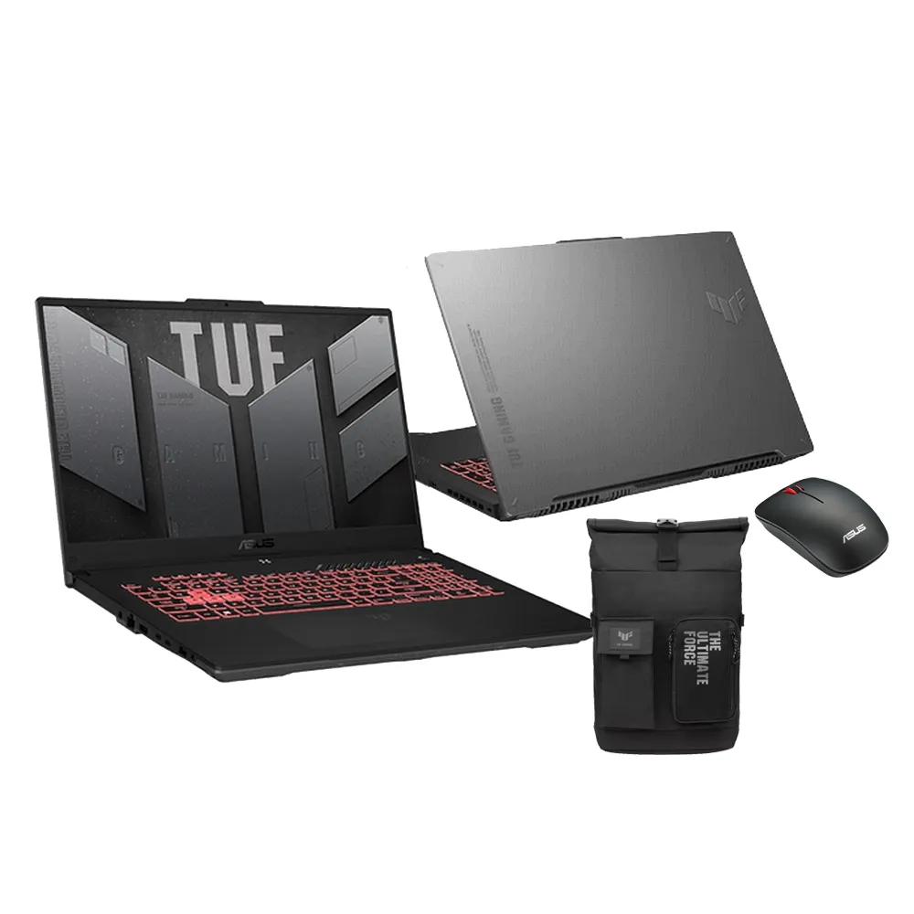 【ASUS】後背包/滑鼠組★ 17.3吋R5 RTX4050電競筆電(TUF Gaming FA707NU/R5-7535HS/16G/512G)