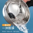 【Jo Go Wu】304不鏽鋼雙層防燙碗-小款11.5cm(買一送一/304不銹鋼雙層隔熱碗/防燙碗/露營/防摔)