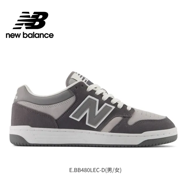 【NEW BALANCE】NB 復古休閒鞋_男鞋/女鞋_黑白色/奶白色_BB480LBA-D_BB480LBB-D(480系列)