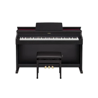 【CASIO 卡西歐】原廠直營數位鋼琴AP-470BK-S100黑色(含琴椅+耳機)