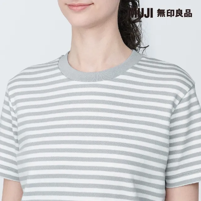 【MUJI 無印良品】女有機棉柔滑圓領短袖T恤(共5色)
