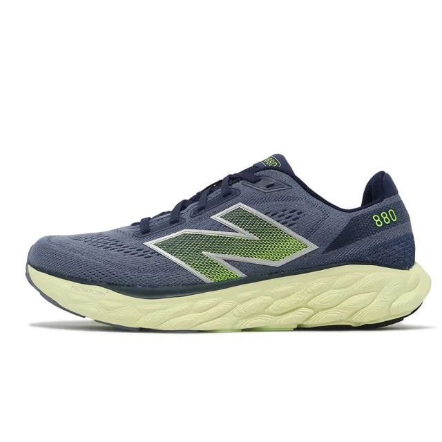 【NEW BALANCE】慢跑鞋 Fresh Foam X 880 V14 2E 寬楦 男鞋 藍 綠 緩震 運動鞋 NB(M880G14-2E)