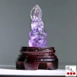 【開運方程式】紫水晶觀音佛像12公分(k02水晶佛像l水晶雕件l淨化招財陽宅風水擺件)