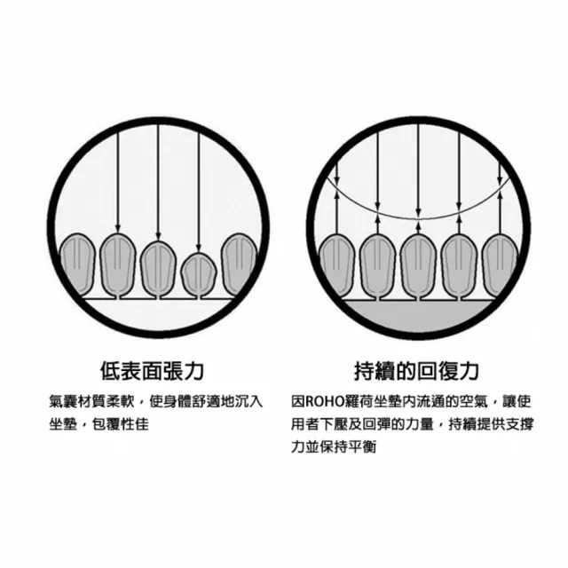 【海夫健康生活館】羅荷浮動坐墊 未滅菌 YS ROHO 四邊可調型 氣囊高8.5cm 輪椅座墊B款(QS99MPC)