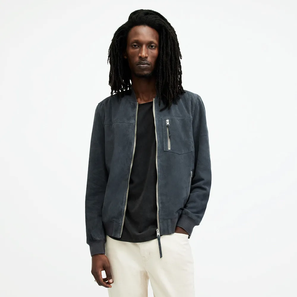 【ALLSAINTS】KAIRO 麂皮飛行員皮衣外套 ML054Z(常規版型)