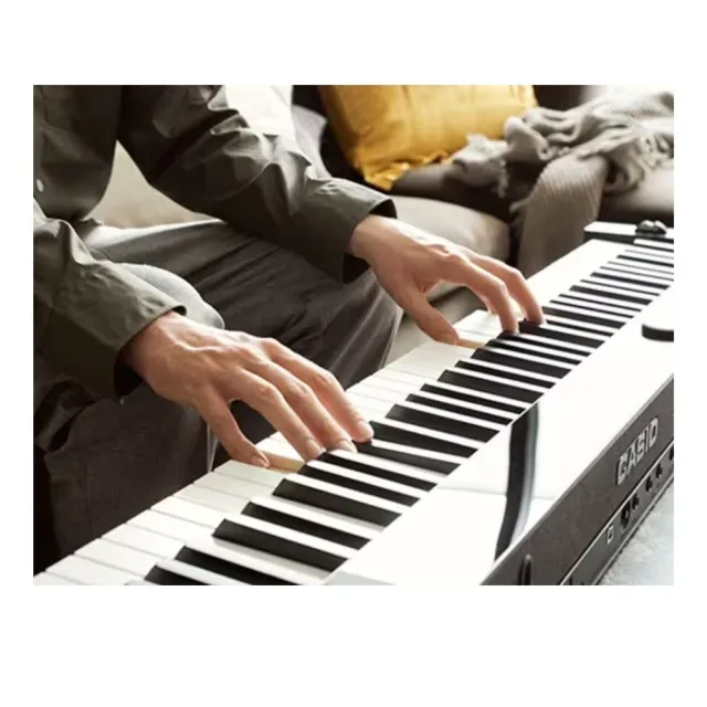 【CASIO 卡西歐】原廠直營PX-S6000BKC2黑色+ATH-S100耳機(木質琴鍵 數位鋼琴)
