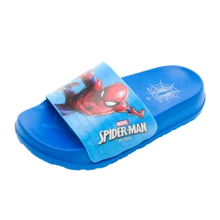 【Marvel 漫威】童鞋 蜘蛛人 EVA拖鞋/輕量 舒適 好穿脫 台灣製 藍(MNKS45016)