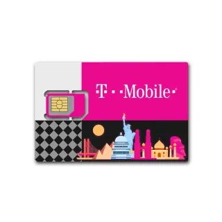 【美國T-Mobile SIM卡】4G上網簡訊．通話吃到飽15天方案(美國SIM卡、美國上網吃到飽)