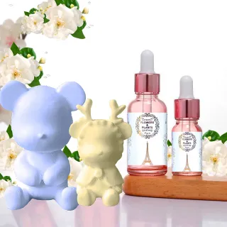 【愛戀花草】摩洛哥茉莉花 水氧薰香精油30ML(贈暴力熊擴香石3個)