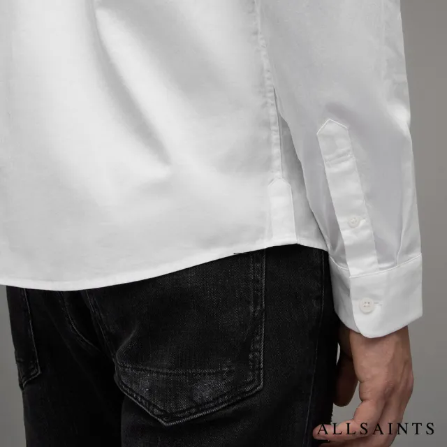 【ALLSAINTS】SIMMONS 修身公羊頭骨長袖襯衫 MS248Z(修身版型)