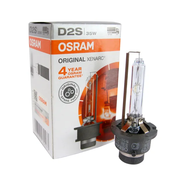 【Osram 歐司朗】D2S 原廠HID汽車燈泡 4300K(公司貨 / 保固四年《送修容組》)