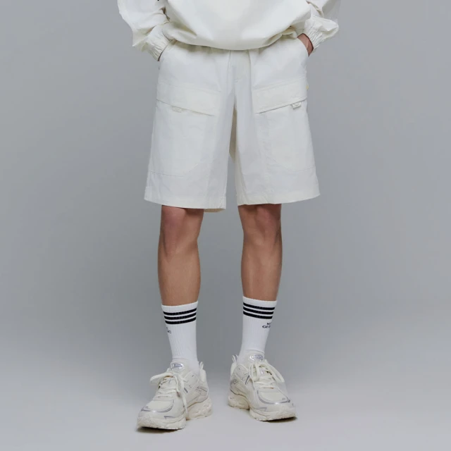 國家地理服飾官方旗艦 男裝 ACTIVE 運動長褲 - 炭黑