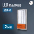 【璞藝】《2入組》壁掛式LED緊急照明燈TKM-1124(24燈/SMD式LED/台灣製造/消防署認證)