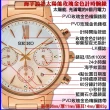 【SEIKO 精工】LUKIA廣告款 海芋設計太陽能玫瑰金計時碼錶-加多重好禮 SK004(SSC918J1/V175-0FC0P)