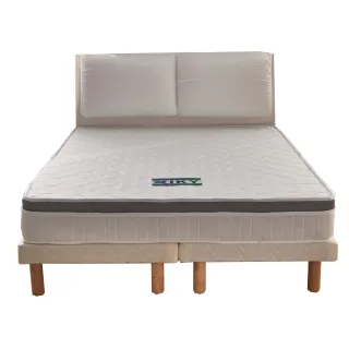 【KIKY】三代英式機能型透氣三線獨立筒雙人床墊5尺(適中獨立筒)