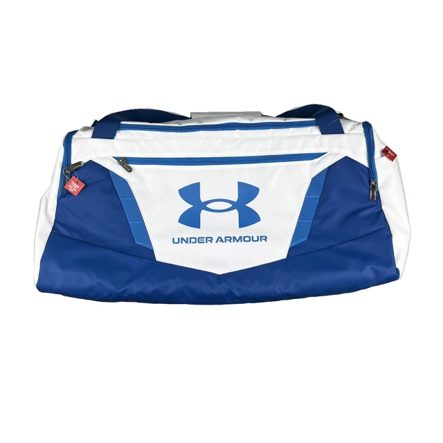 UNDER ARMOURUNDER ARMOUR 旅行袋62.5x30.8x29cm約58L白X藍(1369223100)