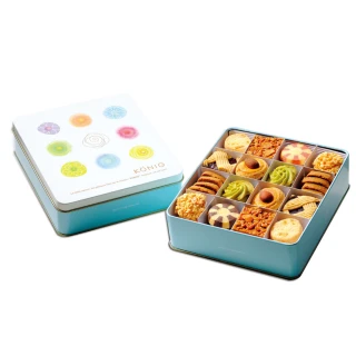 【金格食品】香榭午茶綜合小餅禮盒3盒組(伴手禮/鐵盒餅乾)