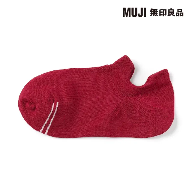 【MUJI 無印良品】女棉混腳跟防磨淺口直角襪(共10色)