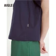【AIGLE】女 抗UV快乾短袖T恤(AG-3P271A057 深藍)