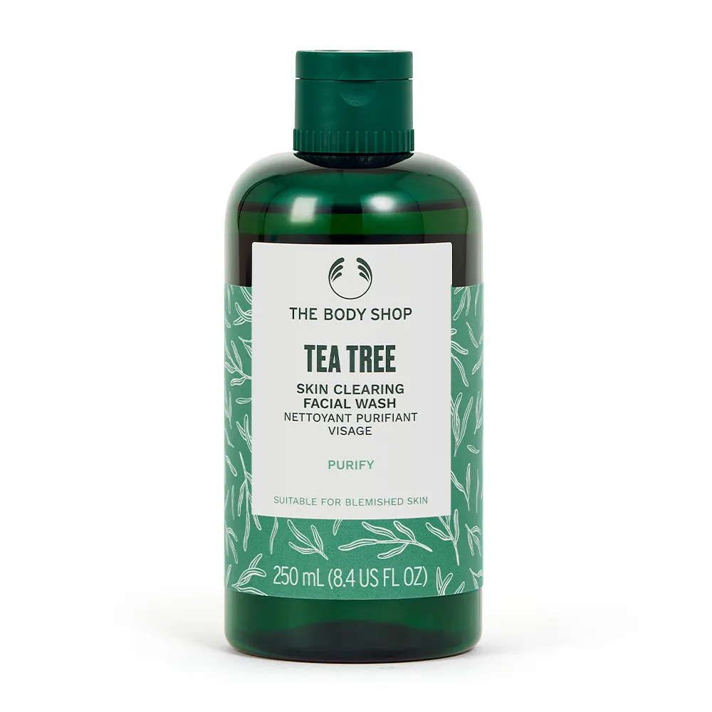 【THE BODY SHOP 美體小舖】茶樹淨膚深層潔面膠(250ML/抗痘/除痘)