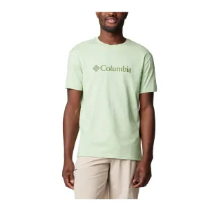 【Columbia 哥倫比亞】男款-CSC Basic Logo™短袖T恤-嫩綠色(UJO15860LM/IS)