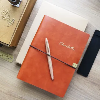 【HAPPYMT 開心鋼筆店】我的書寫套組-鋼筆+活頁筆記本(免費客製化)