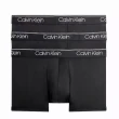 【Calvin Klein 凱文克萊】7件一組黑色 短版涼感四角男內褲(CK內褲 ck內褲 平口褲 四角褲 男內褲)