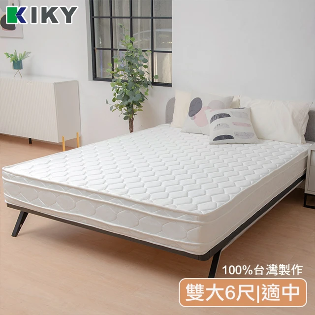 【KIKY】四代英式雙面可睡四線獨立筒床墊(雙人加大6尺)