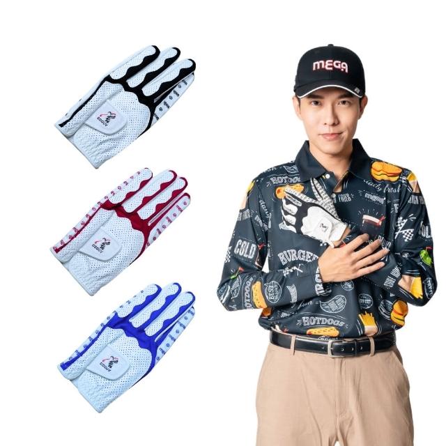 【MEGA GOLF】24G四季記憶超纖高爾夫手套 男款(高爾夫手套 手套 左手手套)