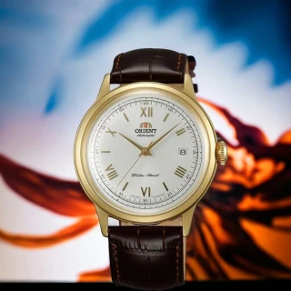 【ORIENT 東方錶】DateⅡ系列 羅馬刻度 機械錶 手錶 男錶 金色(FAC00007W)