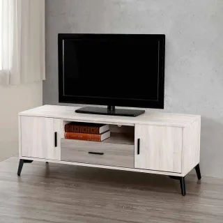 【日安家居】MIT朵拉4尺木面電視櫃/二色(免組裝/木心板/TV櫃)