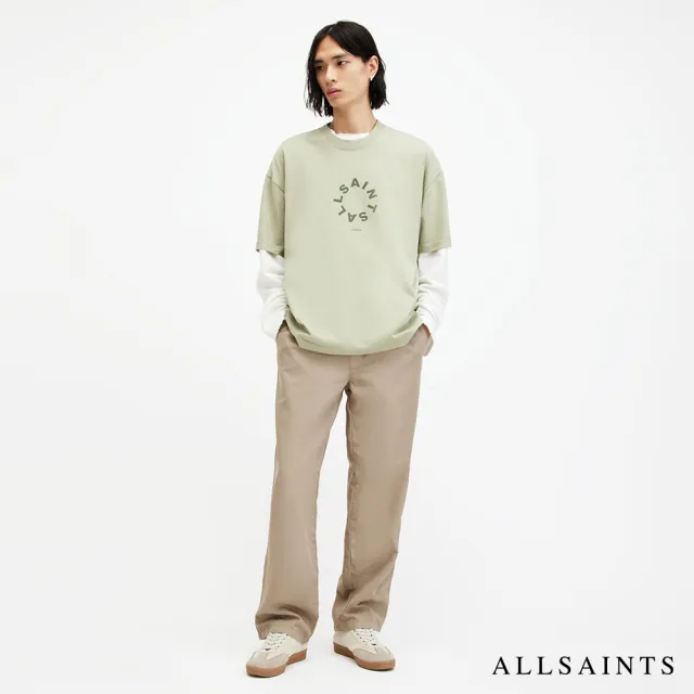 【ALLSAINTS】TIERRA 純棉寬鬆LOGO短袖T恤 MG294Y(舒適版型)