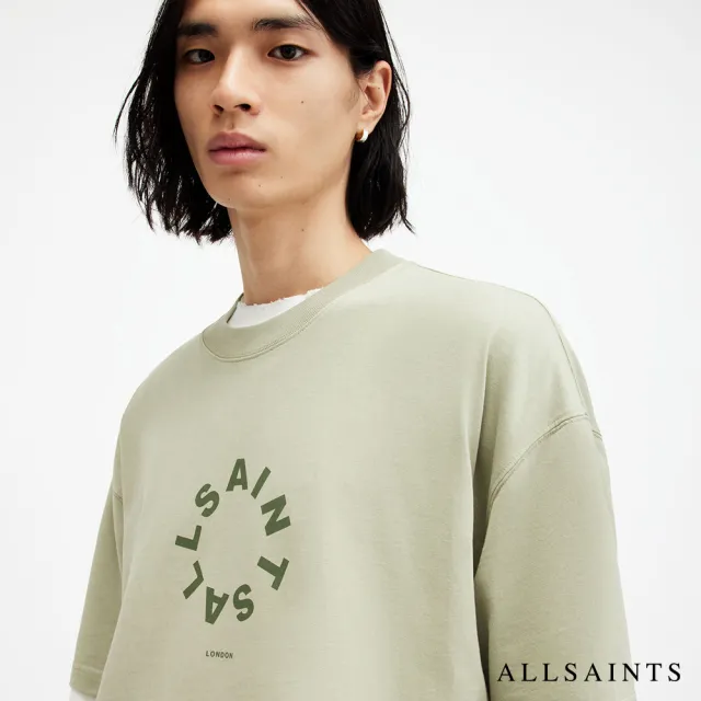 【ALLSAINTS】TIERRA 純棉寬鬆LOGO短袖T恤 MG294Y(舒適版型)