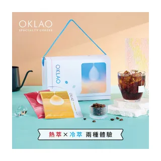 【OKLAO 歐客佬】浸泡式 冷萃/熱萃 咖啡禮盒(20入/2盒;伴手禮)