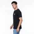 【NAUTICA】男裝 COMPETITION品牌LOGO環繞圖騰設計短袖T恤(黑色)
