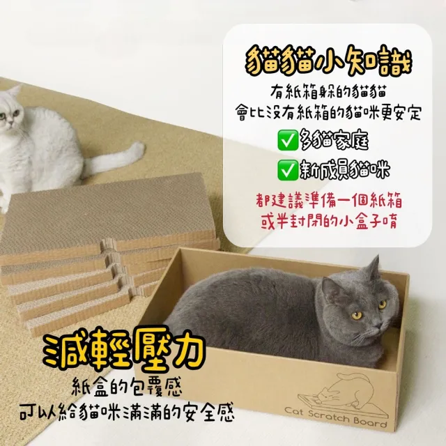 【Petvibe】貓抓板貓窩六件組(貓抓板/貓屋/貓抓屋/貓抓板屋/貓抓墊/貓抓柱/貓玩具)