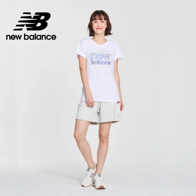 【NEW BALANCE】NB 短袖上衣_女裝_白色_WT21801WT(美版 版型偏大)