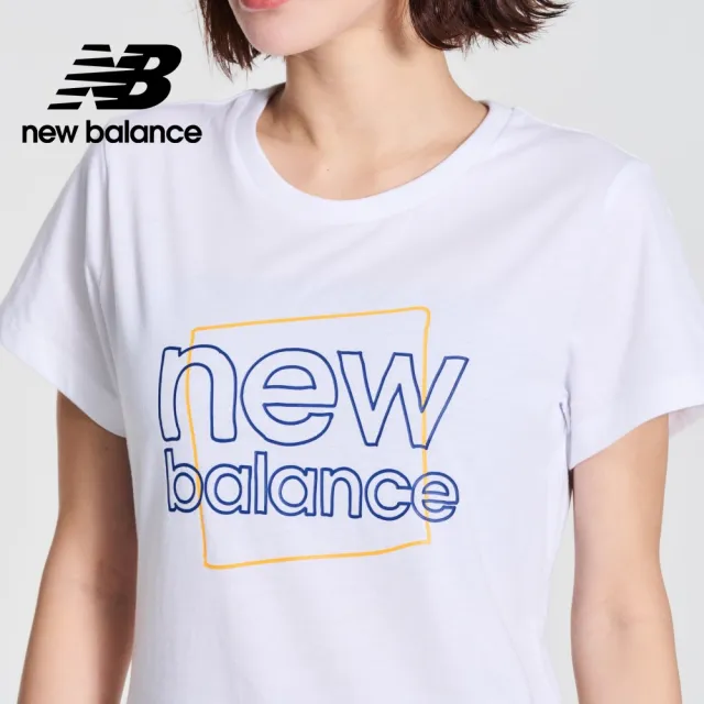 【NEW BALANCE】NB 短袖上衣_女裝_白色_WT21801WT(美版 版型偏大)