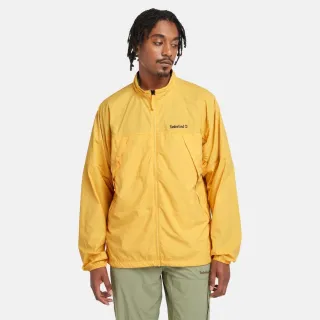 【Timberland】男款亮黃色抗UV防風外套(A41R5EG4)