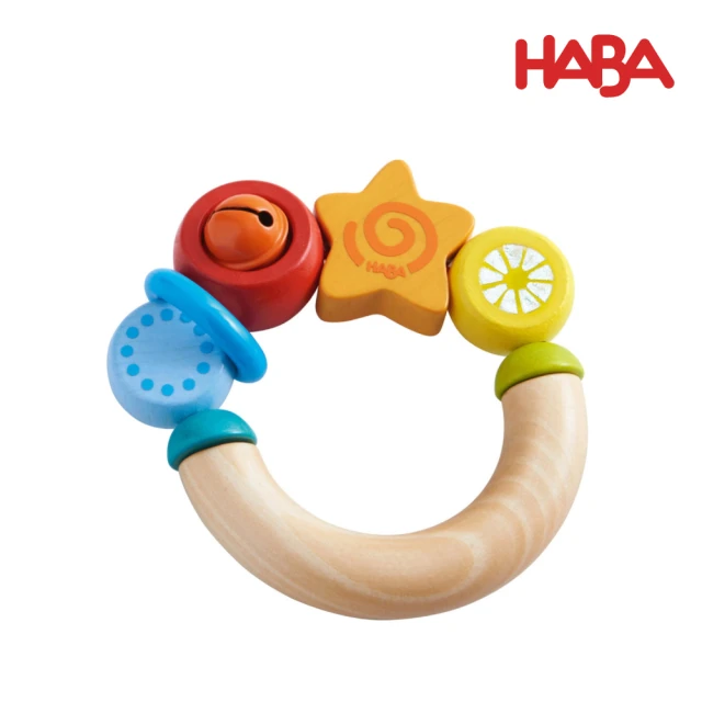 HABAHABA 寶寶感統木玩-幸運星(固齒器)
