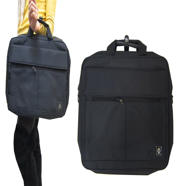 【SNOW.bagshop】雙11 文件包 大容量 可A4資料夾 二主袋+外袋共六層 防水尼龍布 可手提 肩背 斜側背