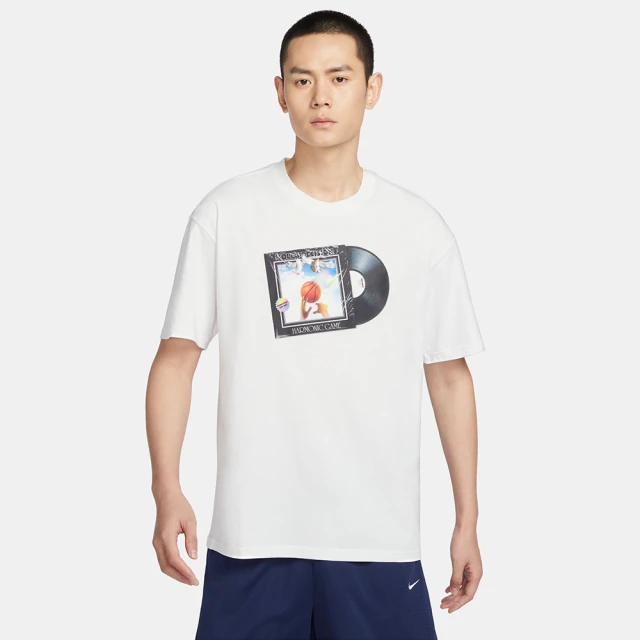 NIKE 耐吉 AS M NK TEE M90 OC SP24 白 上衣 男款 短袖 運動 黑膠唱片(FQ4915-121 ∞)