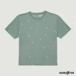 【Hang Ten】女裝-舒爽棉吸濕快乾滿版印花短袖T恤(淺綠)
