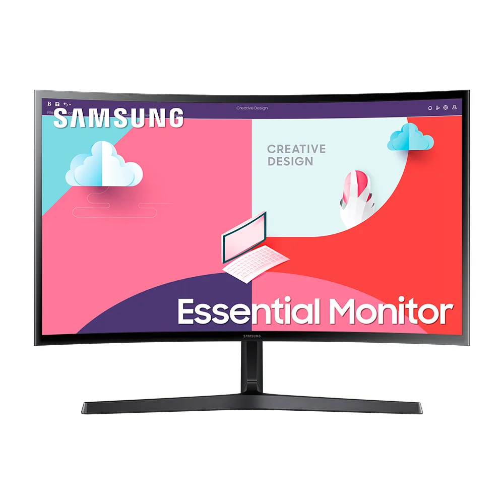 【SAMSUNG 三星】(5入組)S27C366EAC 27型 VA 曲面螢幕(1800R/FreeSync/TUV護眼)