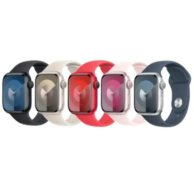 【Apple】Apple Watch S9 GPS 45mm(金屬錶殼搭配運動型錶帶)