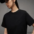 【ALLSAINTS】LISA 厚實純棉短版寬鬆短袖T恤-黑 WM635Z(舒適版型)