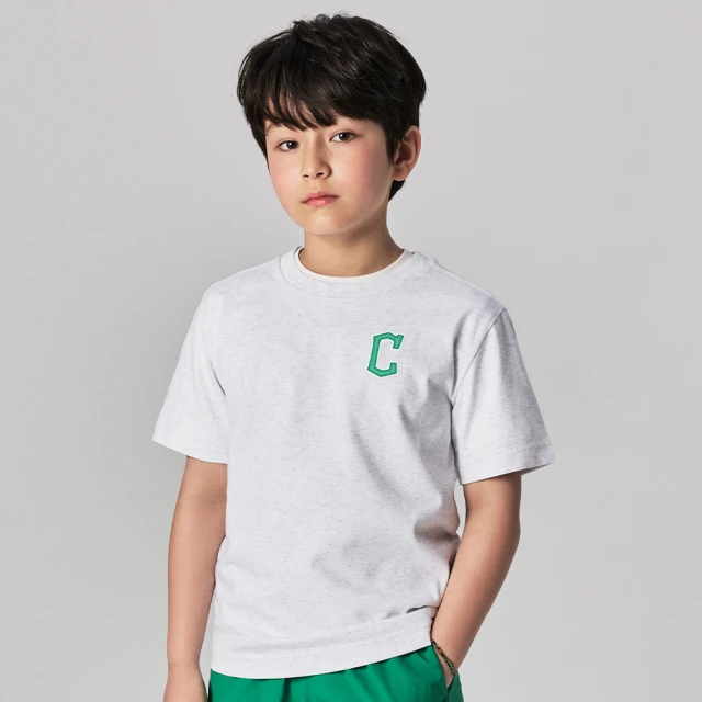 【MLB】童裝 短袖T恤 克里夫蘭守護者隊(7ATSB0243-45MGL)