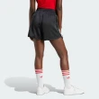 【adidas 愛迪達】Sprint Shorts 女 短褲 運動 休閒 復古 三葉草 寬鬆 ☆布 黑白(IU2528)