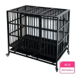 【生活藏室】重型鍍鋅折疊狗籠XL款108x70x98cm(狗屋 鍍鋅籠 寵物籠 狗籠 籠子 折疊籠)
