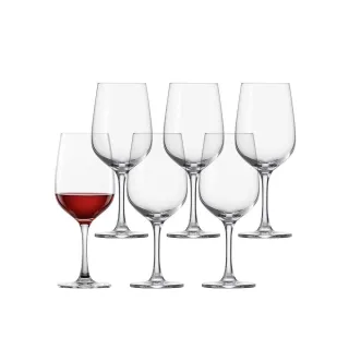 【ZWIESEL GLAS】ZWIESEL GLAS Congresso 紅白酒杯 455ml 6入組(紅酒杯/白酒杯/玻璃杯/水晶杯)